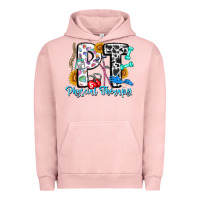 Pigment Salmon pt therapy Urban Hoodie - CowhideDigitalArt