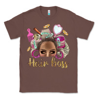 Hair Boss Afro Messy Bun With Money Bbs Classic Tee | Teevron