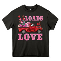 Asphalt loads of love truck Heavy Core Tee - BarkalooDesign