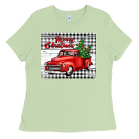 Matcha merry christmas mousepad Ladies Tee - Jasminsmagicworld