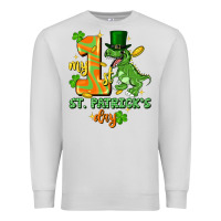 Dove Grey my first st. patricks day Premium Sweatshirt - FaDigitalArtStudio