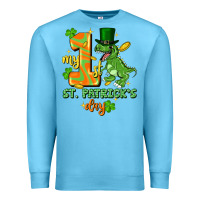 Ocean Blue my first st. patricks day Premium Sweatshirt - FaDigitalArtStudio