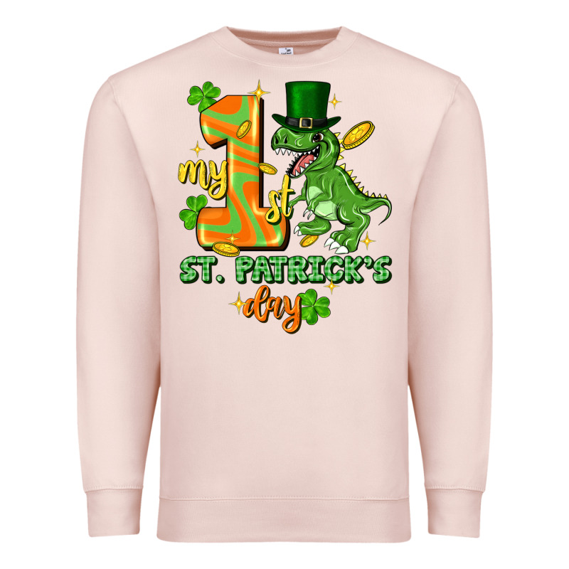 My First St. Patricks Day Premium Sweatshirt by FaDigitalArtStudio | Teevron