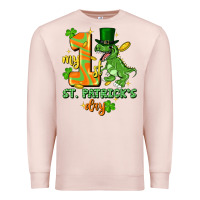 Pale Pink my first st. patricks day Premium Sweatshirt - FaDigitalArtStudio