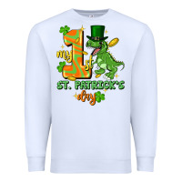 White my first st. patricks day Premium Sweatshirt - FaDigitalArtStudio