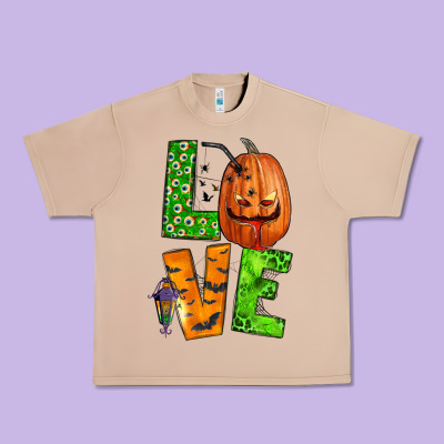 Love Halloween Urban Heavy Tee Designed By Bundleandbundleshop