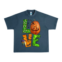 Midnight Navy love halloween Urban Heavy Tee - BundleAndBundleShop