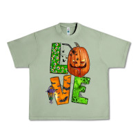Oil Green love halloween Urban Heavy Tee - BundleAndBundleShop