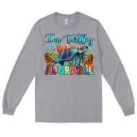 Heather Grey i'm turtley adorable Long Sleeve Tee - RanaPortraitStore