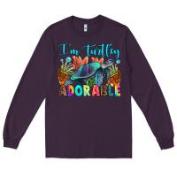 Plum i'm turtley adorable Long Sleeve Tee - RanaPortraitStore