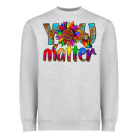 Lgbtq+ You Matter With Leopard Heavyweight Sweatshirt | Teevron