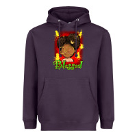 Plum blessed juneteenth Heavyweight Hoodie - FaDigitalArtStudio