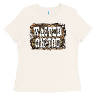 Bone Western Wasted On You Background Ladies Tee - LillyAllenDesigns