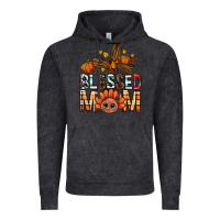 Vintage Black Western Blessed Mom With Cross Vintage Hoodie - BundleAndBundleShop