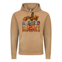 Vintage Camel Western Blessed Mom With Cross Vintage Hoodie - BundleAndBundleShop