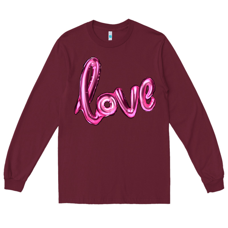 Valentine's Day Love Balloon Long Sleeve Tee by RanaPortraitStore | Teevron