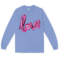 Colony Blue valentine's day love balloon Long Sleeve Tee - RanaPortraitStore