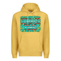 Antique Gold summer time glitter pineable Premium Hoodie - CowCowDesign