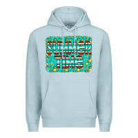 Blue Mist summer time glitter pineable Premium Hoodie - CowCowDesign