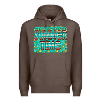 Coffee summer time glitter pineable Premium Hoodie - CowCowDesign
