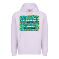 Lilac summer time glitter pineable Premium Hoodie - CowCowDesign