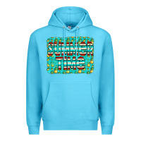 Ocean Blue summer time glitter pineable Premium Hoodie - CowCowDesign