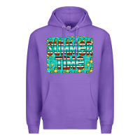 Purple summer time glitter pineable Premium Hoodie - CowCowDesign