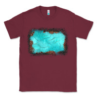 Burgundy gemstone leopard background Classic Tee - JahusDesignShop