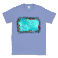 Colony Blue gemstone leopard background Classic Tee - JahusDesignShop