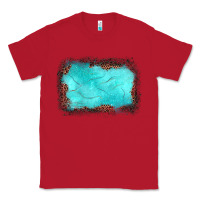 Red gemstone leopard background Classic Tee - JahusDesignShop
