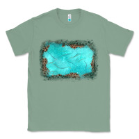 Sage gemstone leopard background Classic Tee - JahusDesignShop