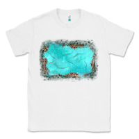 White gemstone leopard background Classic Tee - JahusDesignShop