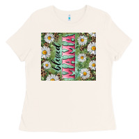 Bone Blessed mama with daisy and leopard Ladies Tee - RanaPortraitStore