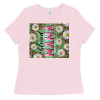Blessed Mama With Daisy And Leopard Ladies Tee | Teevron