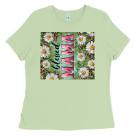 Matcha Blessed mama with daisy and leopard Ladies Tee - RanaPortraitStore