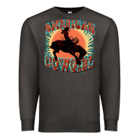 Smoke American cowgirl 4th of july Premium Sweatshirt - FaDigitalArtStudio