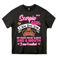 Asphalt as a scorpio girl zodiac girls Heavy Core Tee - Jasminsmagicworld