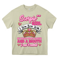 Mossy as a scorpio girl zodiac girls Heavy Core Tee - Jasminsmagicworld