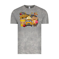 Cloud Rock School Bus Coffee And Star Bbs Vintage Tee - BundleAndBundleShop