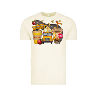 Vintage Arctic School Bus Coffee And Star Bbs Vintage Tee - BundleAndBundleShop