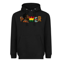 Black Power Juneteenth Heavyweight Hoodie - FaDigitalArtStudio