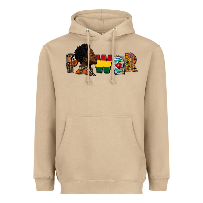 Power Juneteenth Heavyweight Hoodie by FaDigitalArtStudio | Teevron