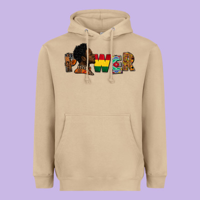 Power Juneteenth Heavyweight Hoodie Designed By Fadigitalartstudio