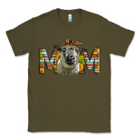 Army Green hampshire sheep mom Mother's Day Classic Tee - LillyAllenDesigns