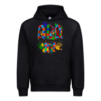 Black aba therapist Urban Hoodie - CowhideDigitalArt
