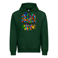 Forest Green aba therapist Urban Hoodie - CowhideDigitalArt
