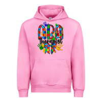 Fuchsia Pink aba therapist Urban Hoodie - CowhideDigitalArt