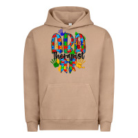Pigment Burro aba therapist Urban Hoodie - CowhideDigitalArt