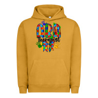 Pigment Peanut Butter aba therapist Urban Hoodie - CowhideDigitalArt