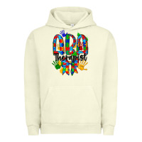 Pigment Pistachio aba therapist Urban Hoodie - CowhideDigitalArt